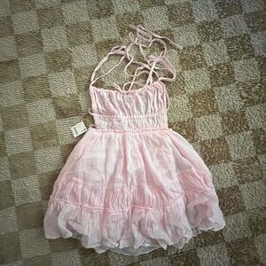 Free People Taking Sides Mini Dress NWT